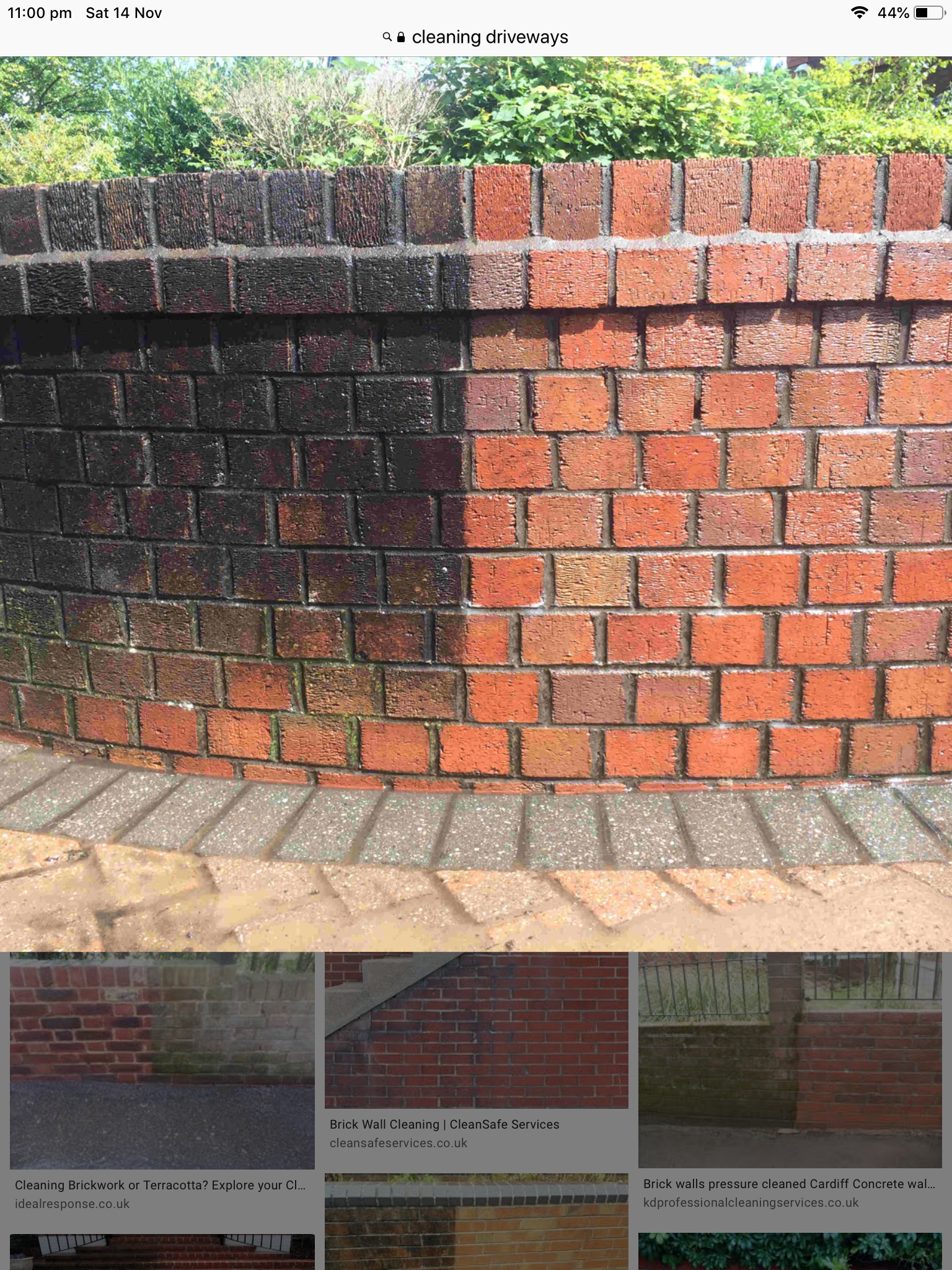 Property roof cleaning before and after